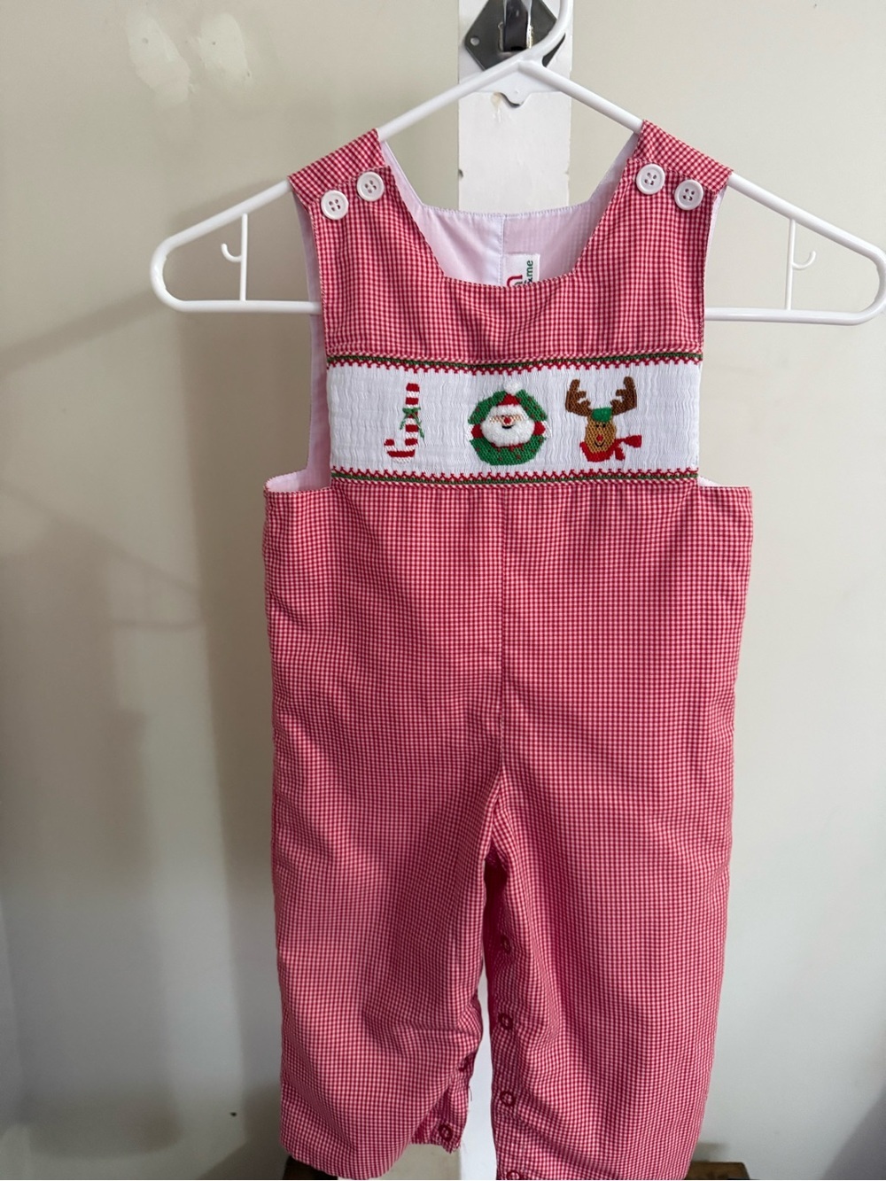 Mom & Me Smocked Christmas Longalls